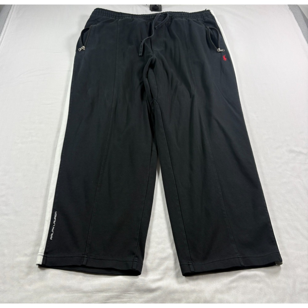 Polo Ralph Lauren Sweatpants Mens 3XL Black Stretch Lounge Athleisure